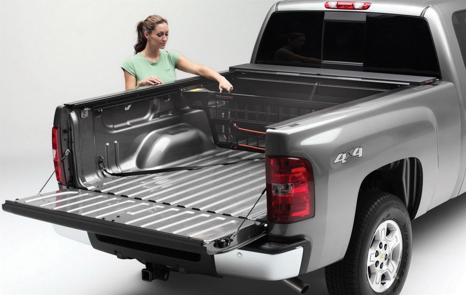 Roll-N-Lock 19-20 Chevy Silverado / GMC Sierra 1500 77-3/4in Cargo Manager thumbnail 3