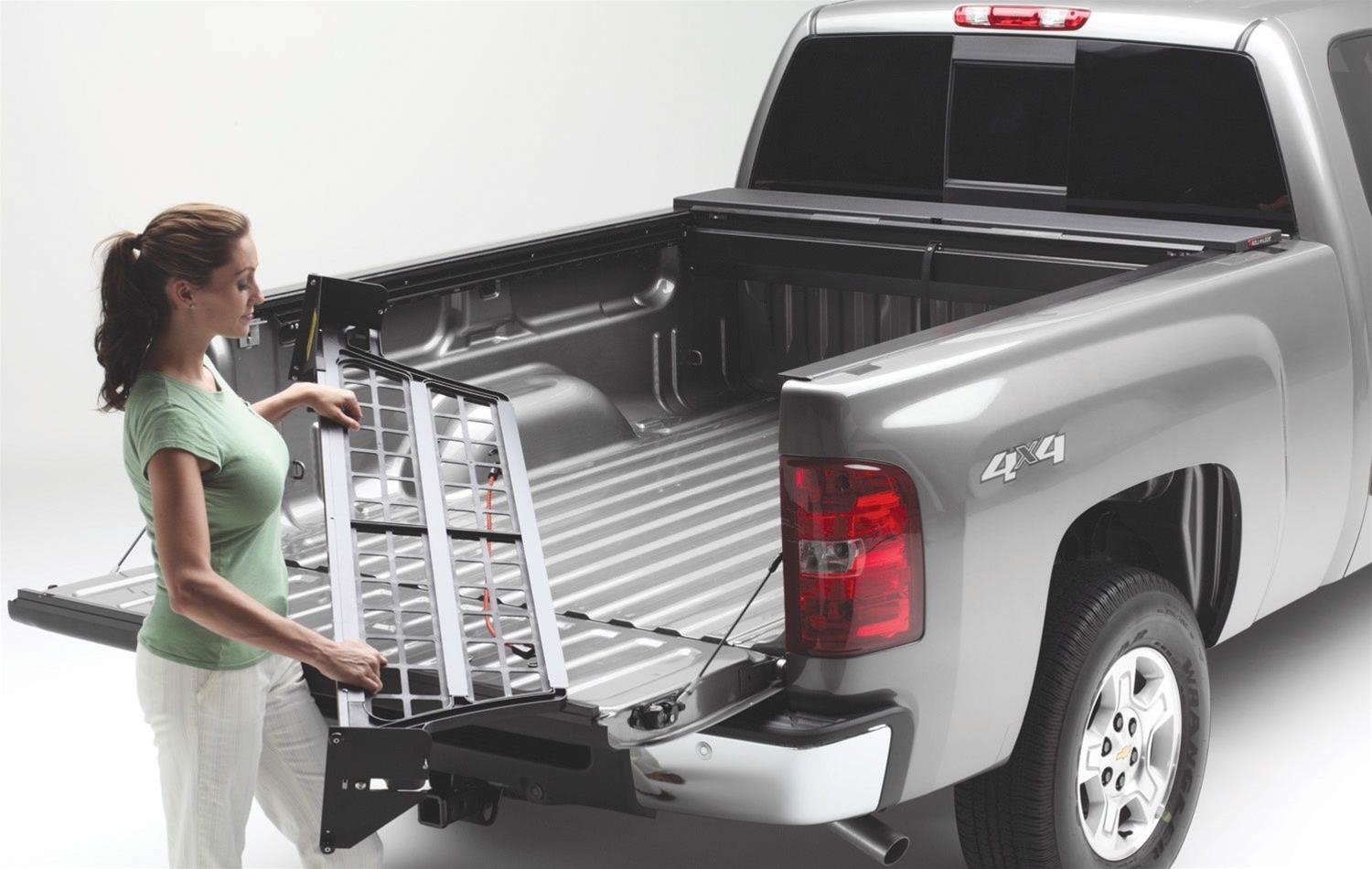 Roll-N-Lock 19-20 Chevy Silverado / GMC Sierra 1500 77-3/4in Cargo Manager thumbnail 5