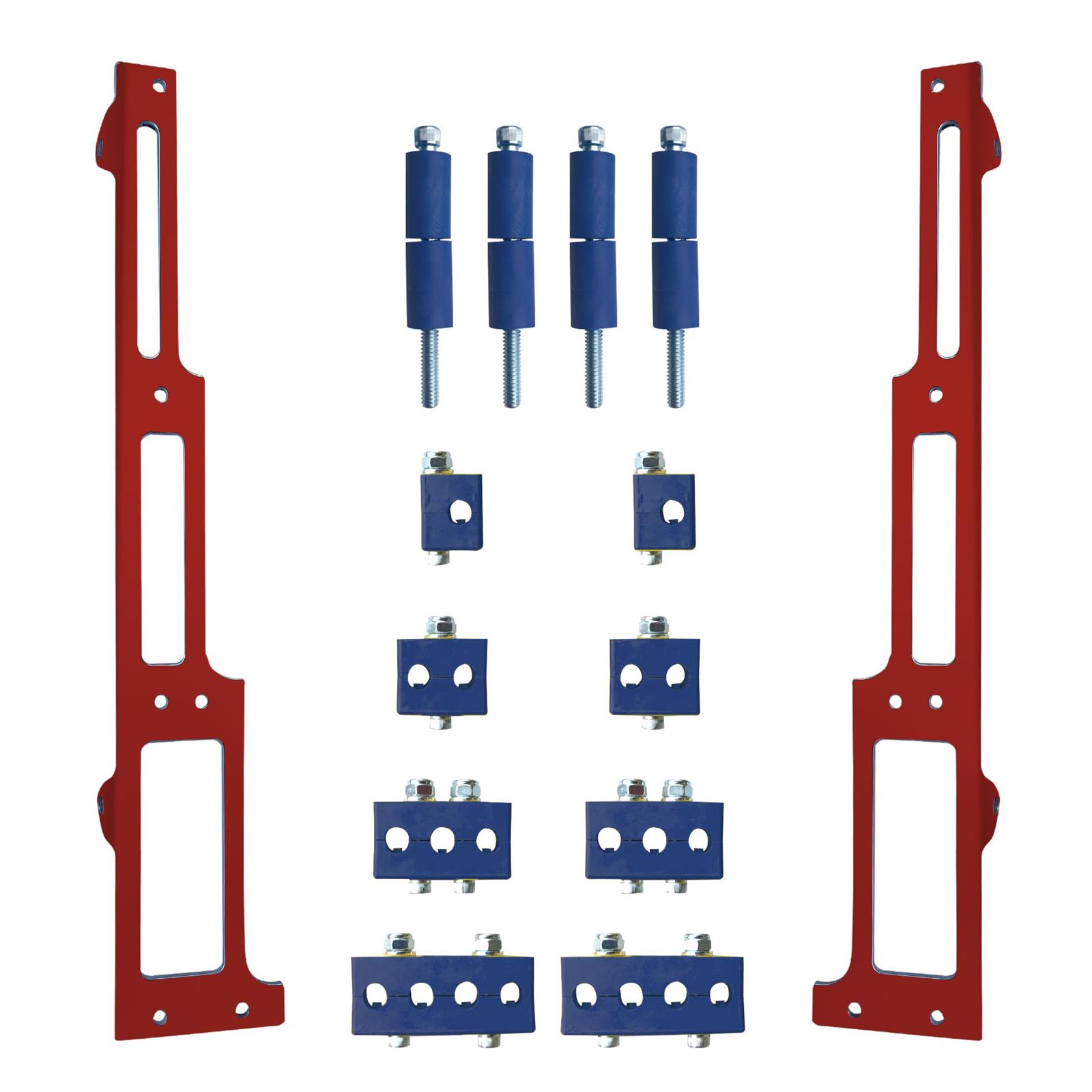 R&M Specialties 1104-90-R-B R&M Billet Wire Looms | Summit Racing