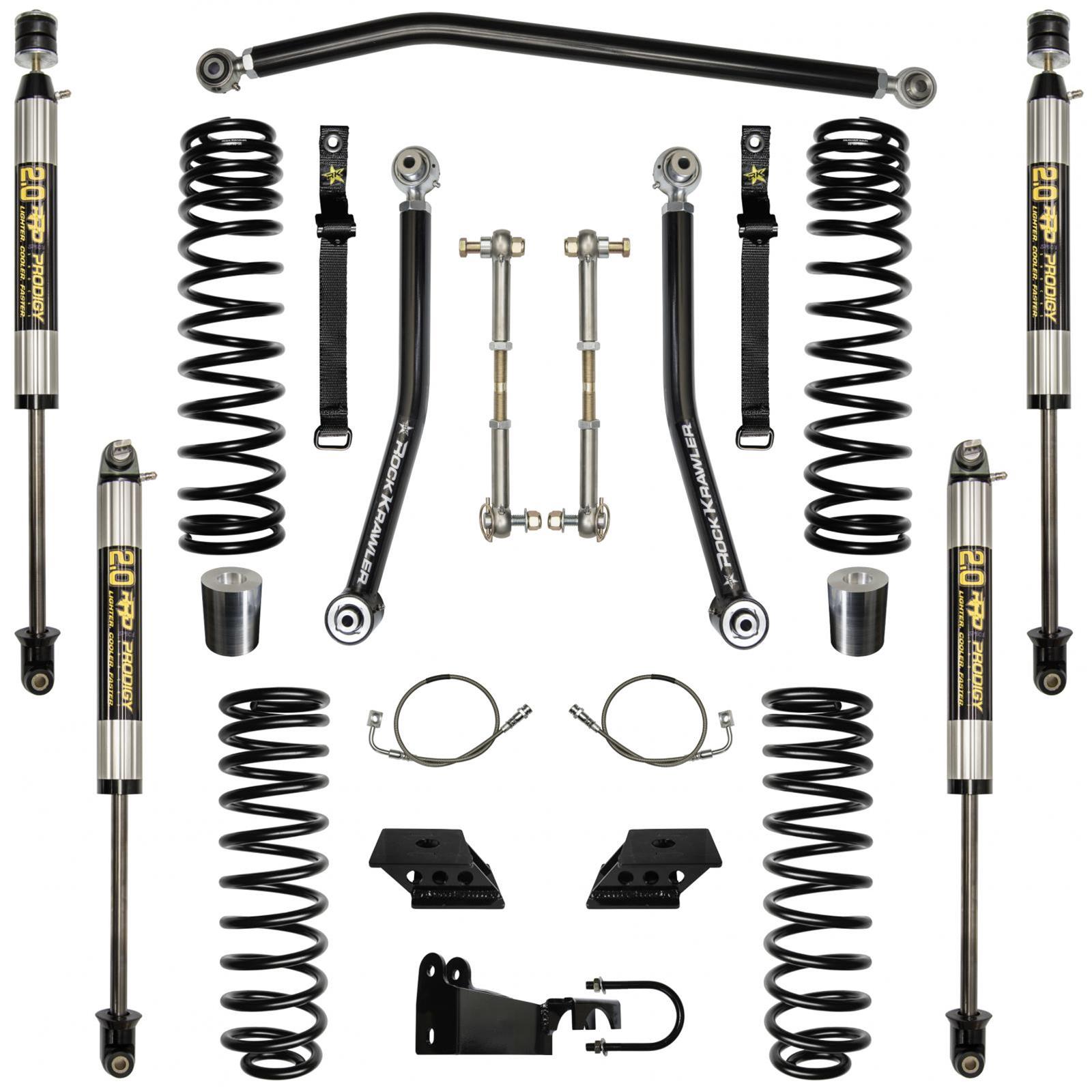 Rock Krawler Suspension JK25FS2S1 Rock Krawler Flex Stage 1 Mid Arm