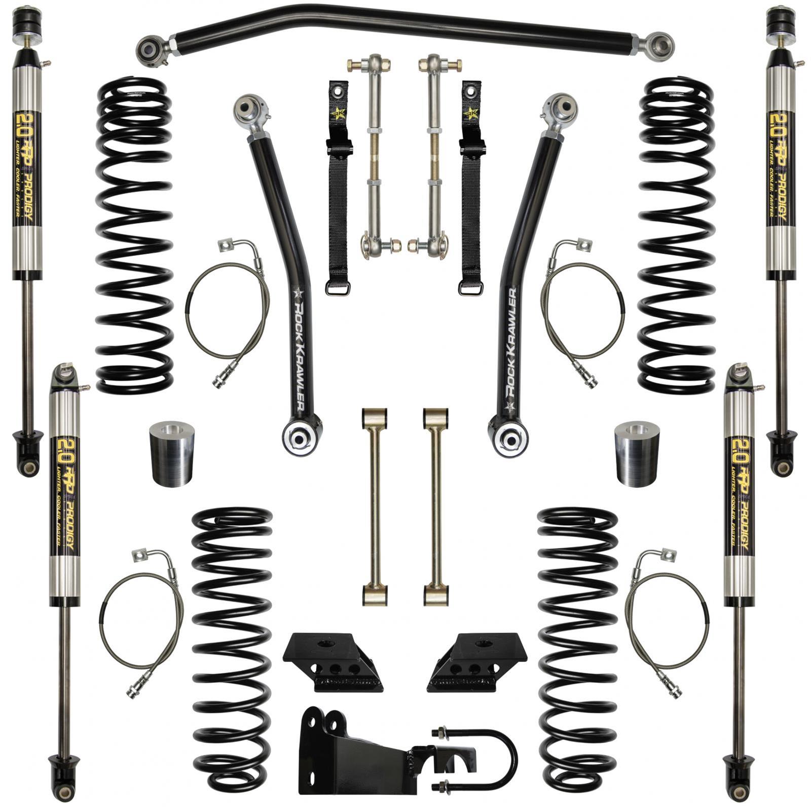 Rock Krawler Suspension JK35FS4S1 Rock Krawler Flex Stage 1 Mid Arm