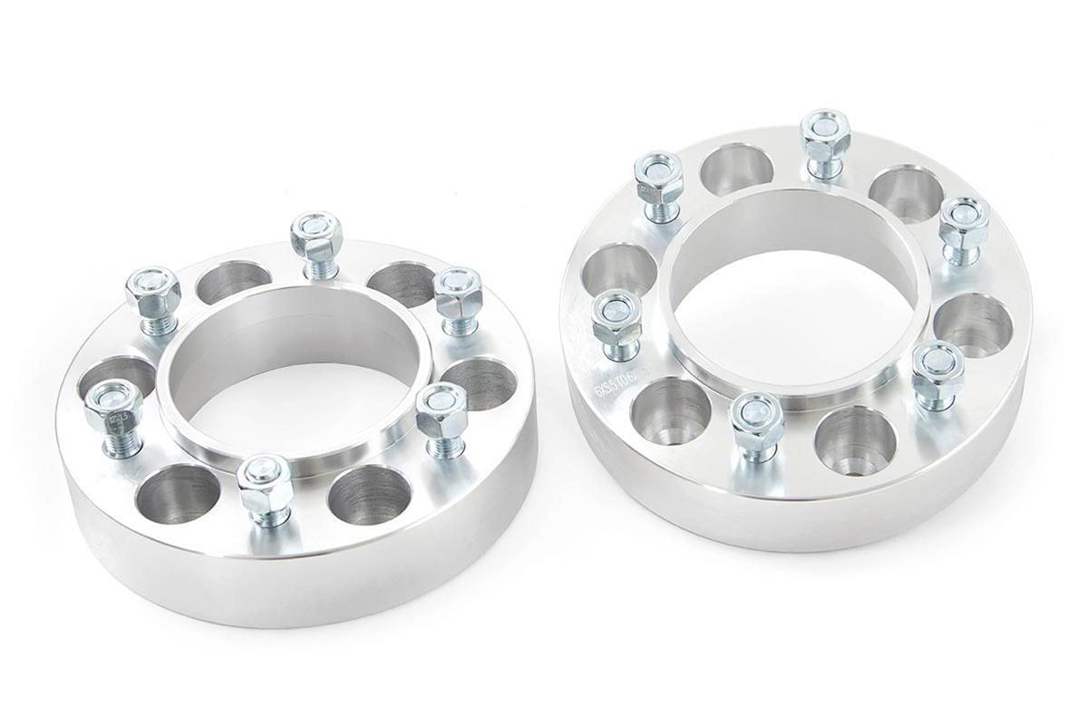 Rough Country 10089 Rough Country Wheel Spacers with Studs Summit Racing
