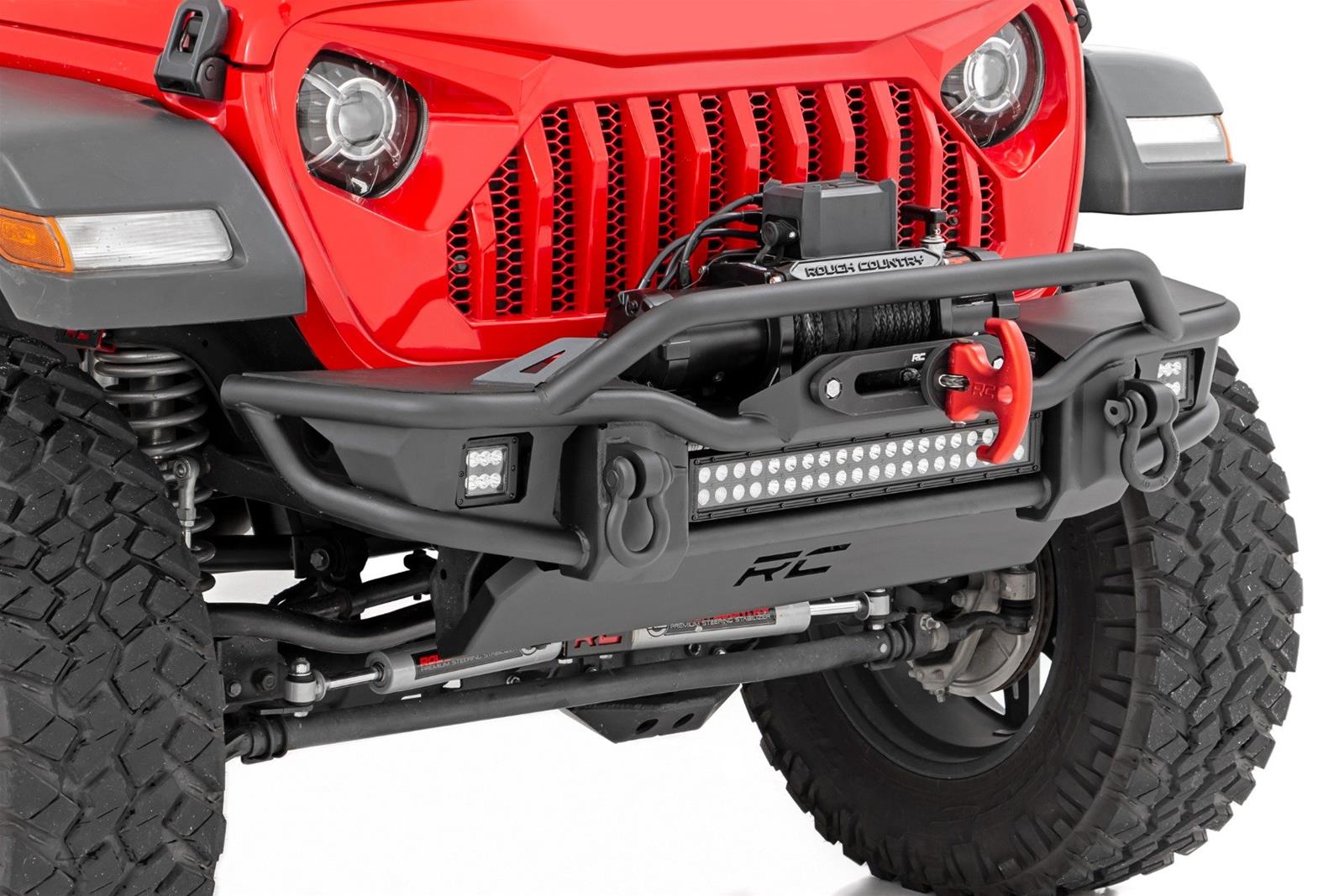 Rough Country 10647 Rough Country Tubular Bumpers | Summit Racing