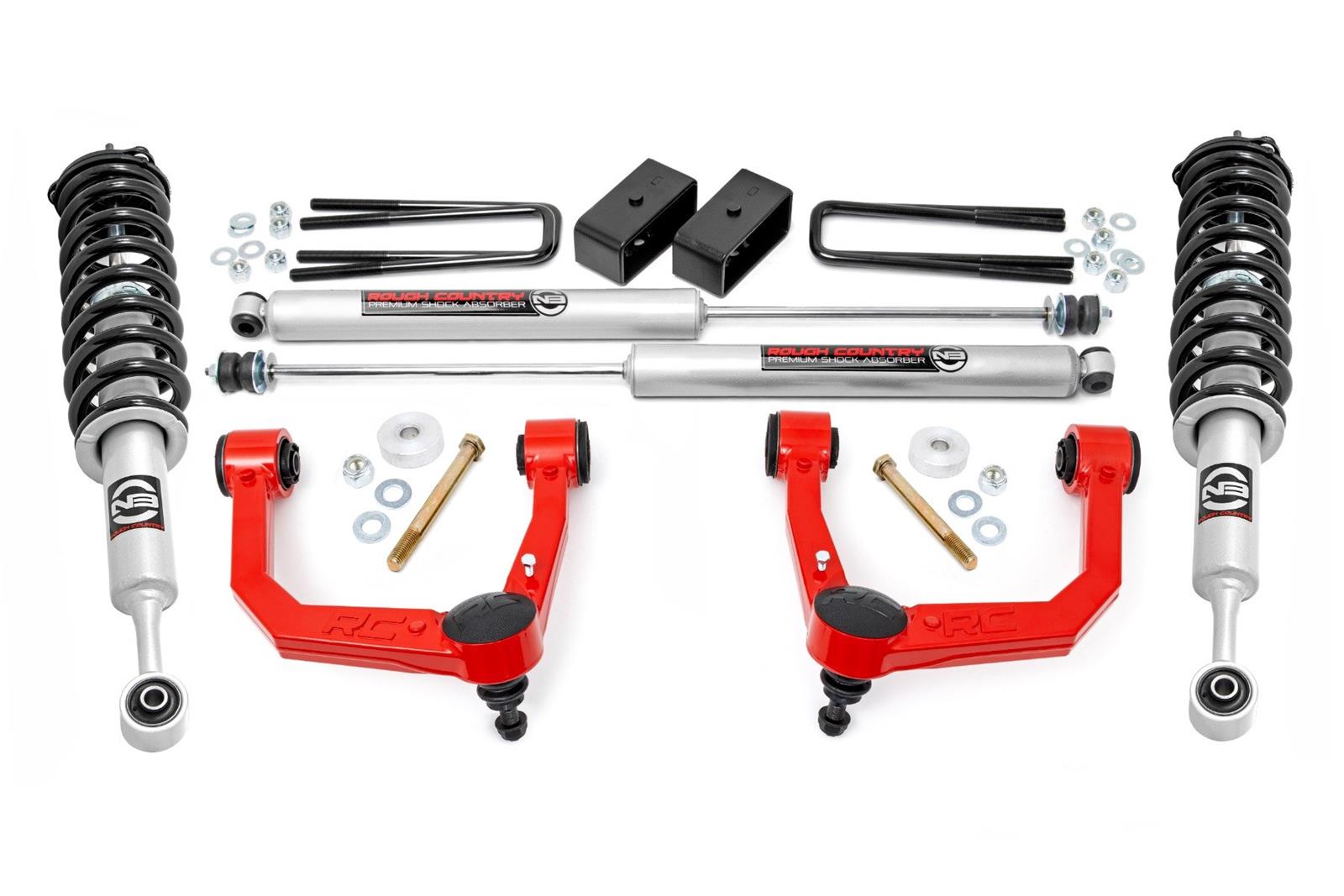 Rough Country 74231RED Rough Country N3 Suspension Lift Kits
