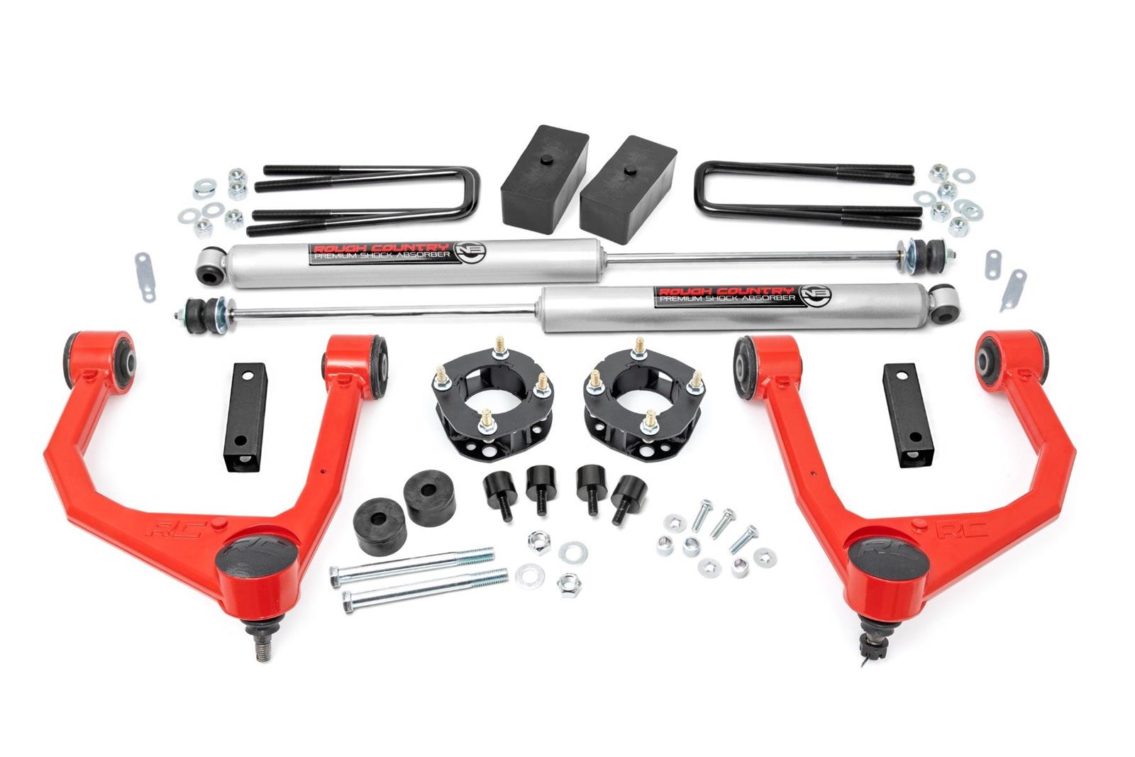Rough Country 76830RED Rough Country N3 Suspension Lift Kits
