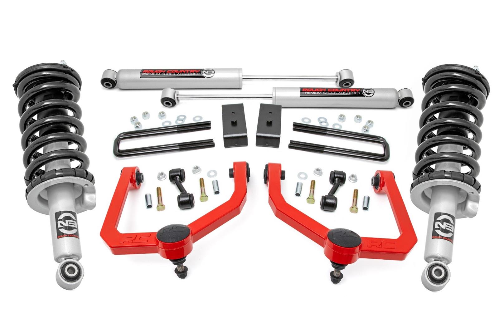 Rough Country 83431RED Rough Country N3 Suspension Lift Kits