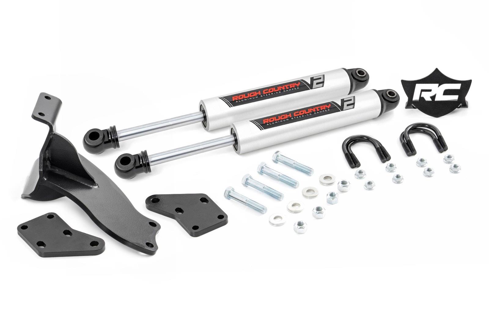 Rough Country 8749470 Rough Country V2 Steering Stabilizers | Summit Racing