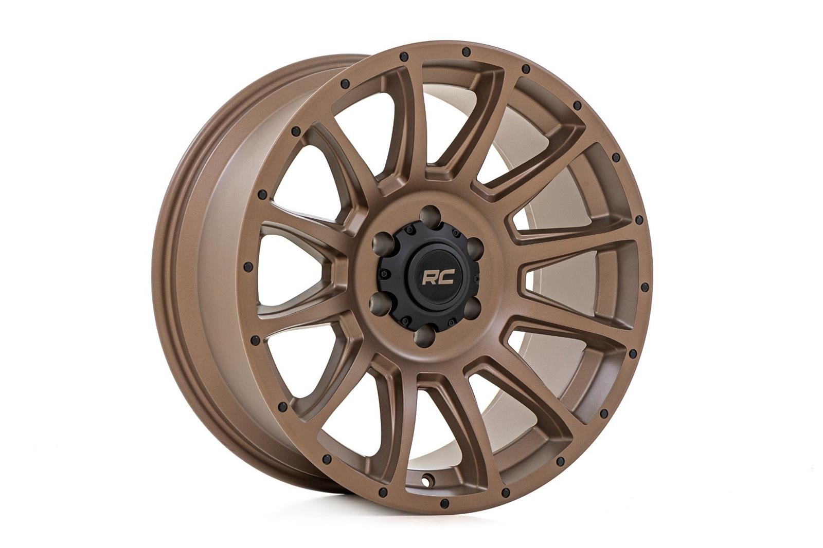 Rough Country 90181213 Rough Country 90 Series Matte Bronze Wheels