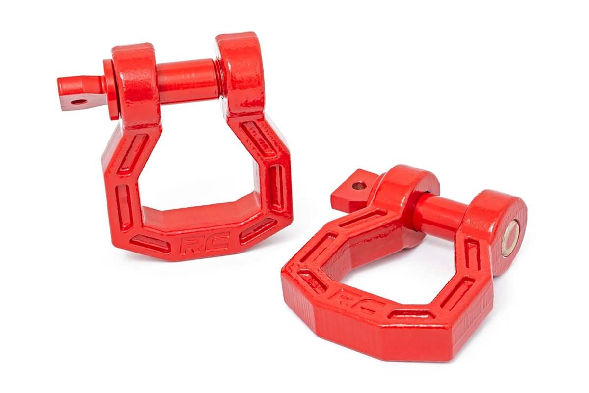 Rough Country RS157A D-Ring Shackle Kit - 2" Receiver Hitch Mount, 41,000 Lb Capacity 12 thumbnail image