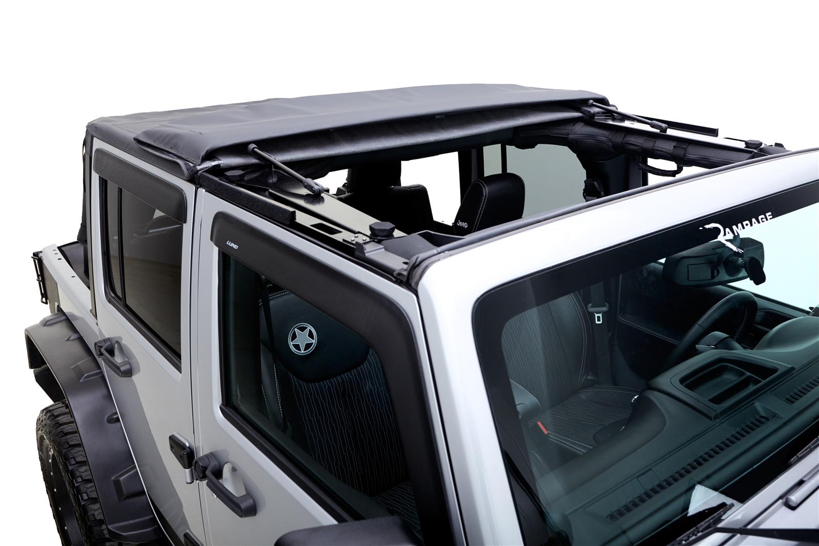 Rampage 139935 Rampage Trailview Frameless Soft Tops Summit Racing