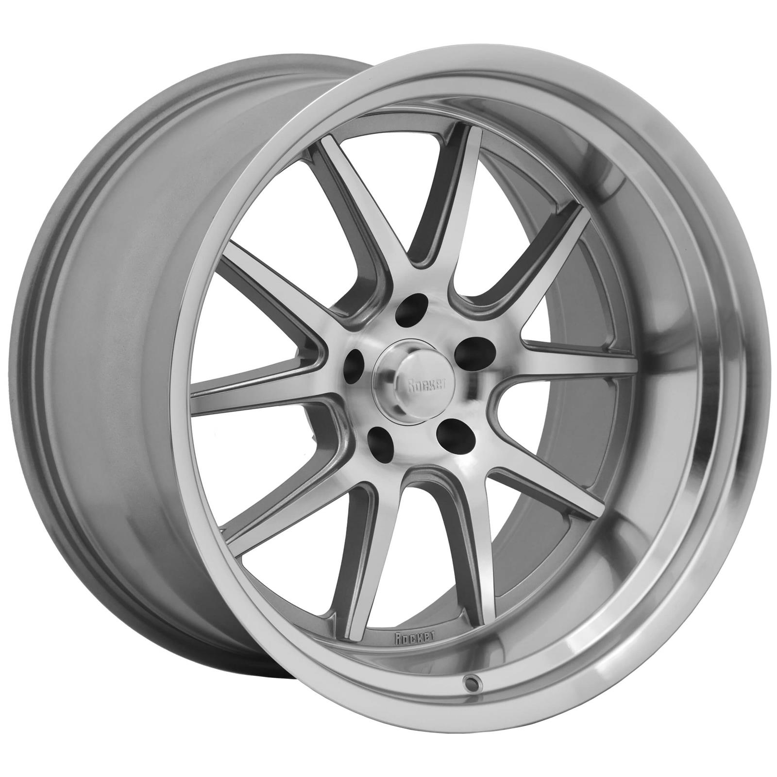 Rocket Racing Wheels TTR19-2126160 Rocket Racing Attack Titanium