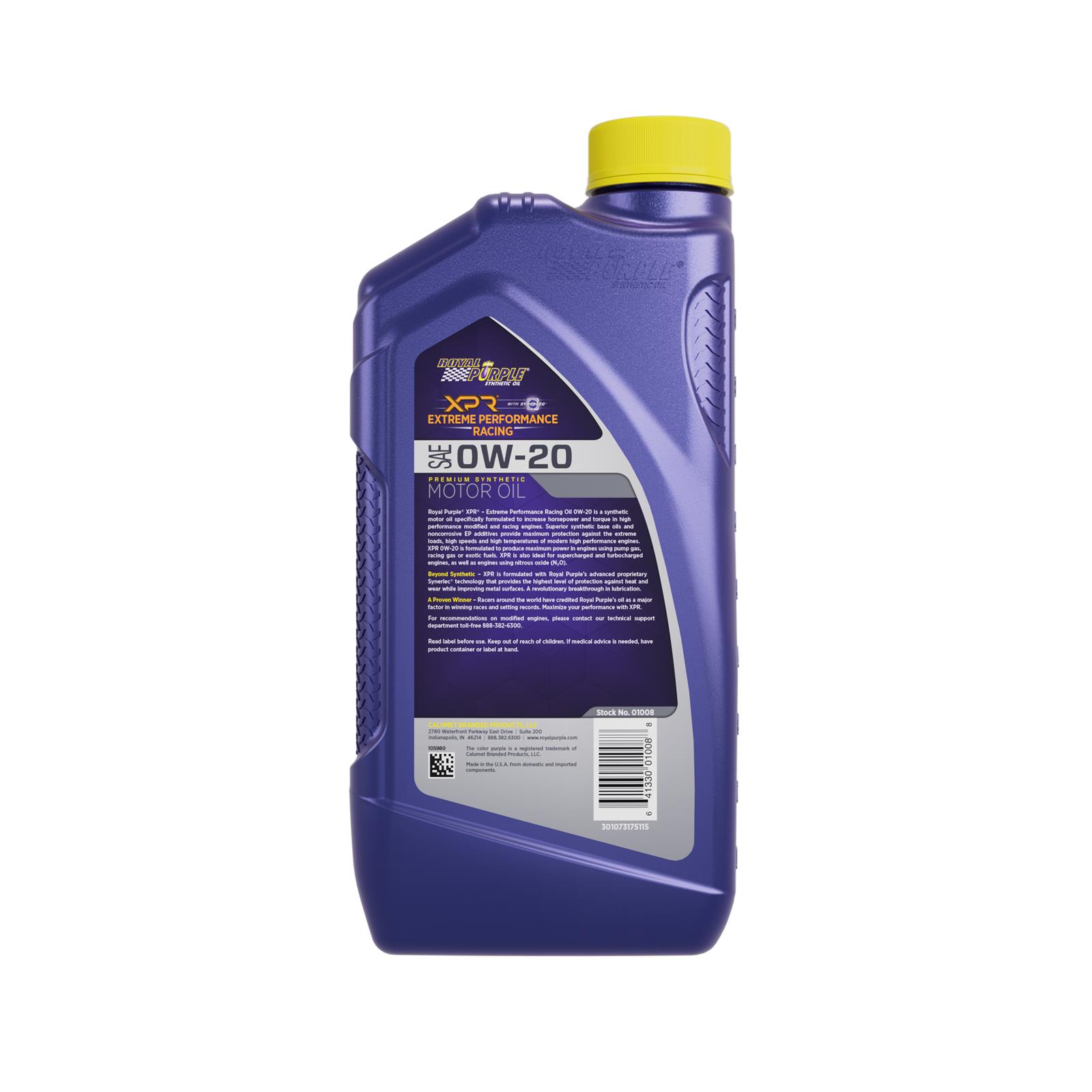 Royal Purple 01008 Royal Purple XPR Extreme Racing Motor Oil