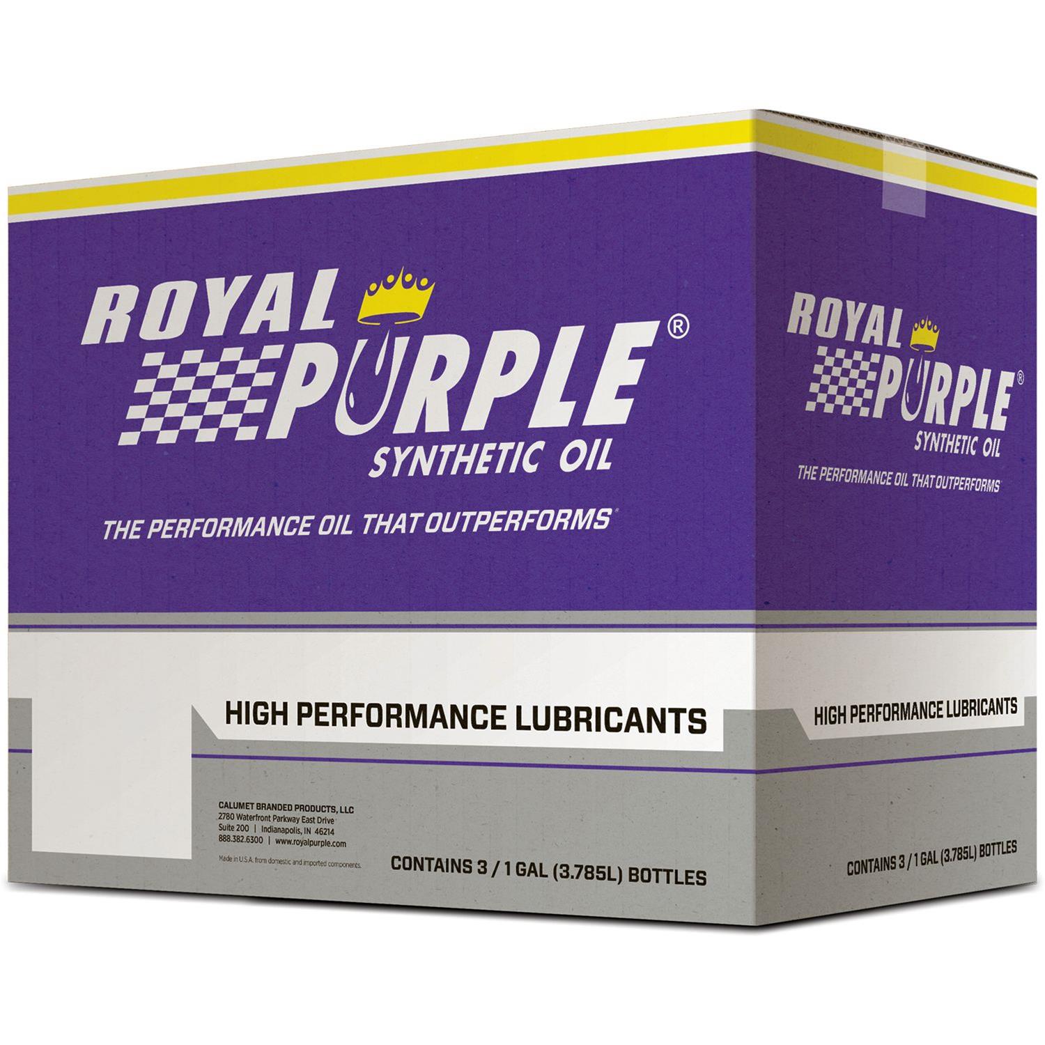 5w30 Royal Purple HMX High-Mileage Motor Oil 11749 Engine Oil, High Mileage, Synthetic, 5W30, 5 Quarts, Set of 3 thumbnail 5