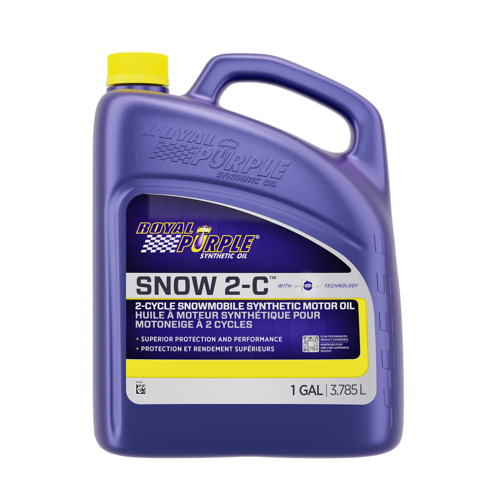 Royal Purple Snow 2-C High Performance Motor Oil 04511 Two-Cycle Oil, TWIII, Gal Bottle thumbnail 2