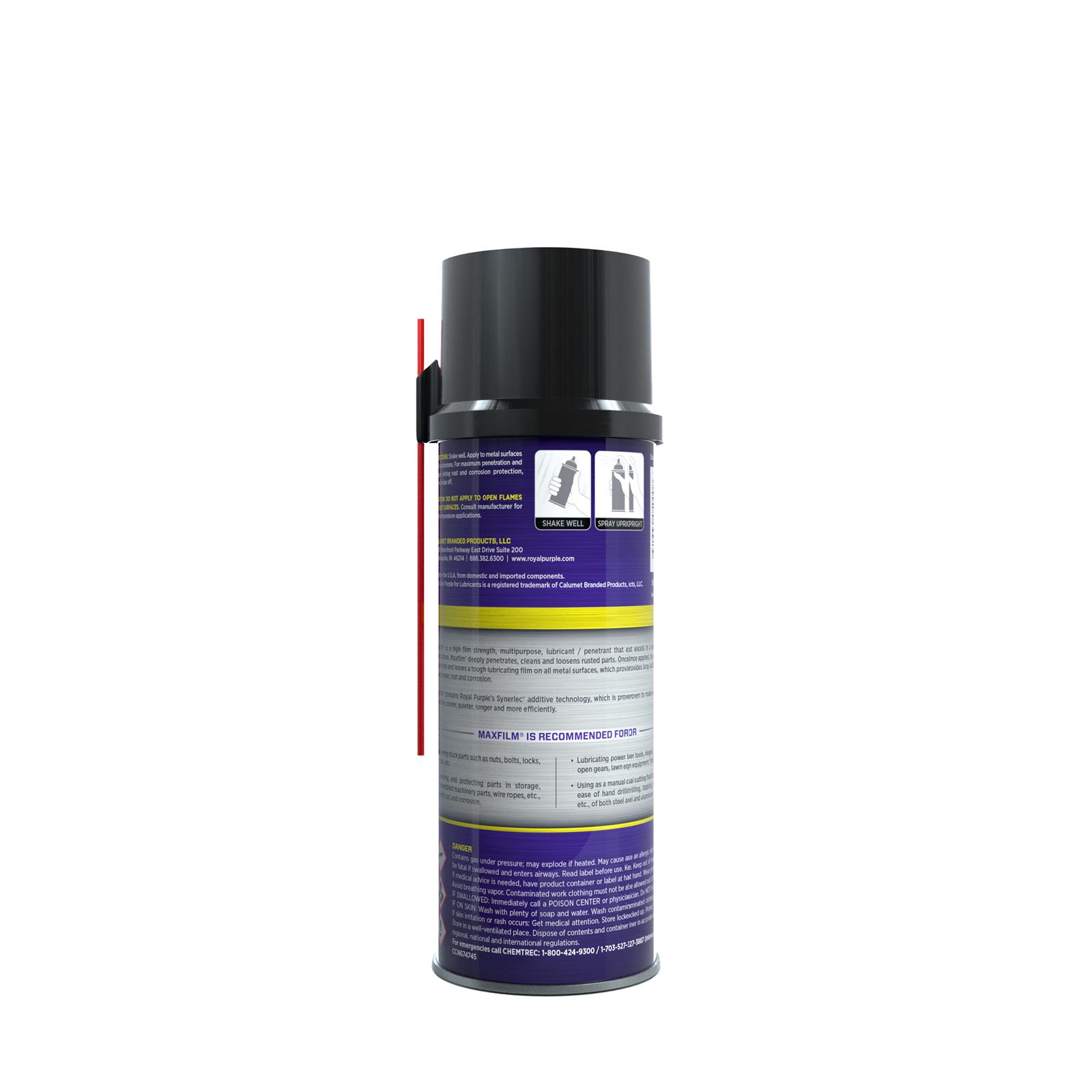 Royal Purple Maxfilm Synthetic Penetrating Lubricant 05000 Lubricant, Synthetic, 11.0 oz., Each