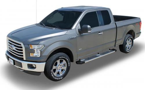 Raptor Series 6 in. OEM-Style Aluminum Running Boards for 2017-2024 F-350 SUPER DUTY, F-250 2015-2024 F-150 - 1703-0355 Boards, OEM-Style, Aluminum, Natural, Ford, Pair thumbnail 3