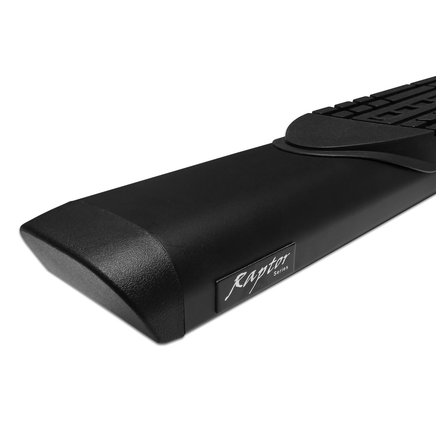 Raptor Series 5 in. Slide Track Oval Running Boards for 2022-2025 TUNDRA - 2004-0142BT Boards, Tread Step, Aluminum, Black, Textured, Crew Cab, Toyota, Pair thumbnail 7