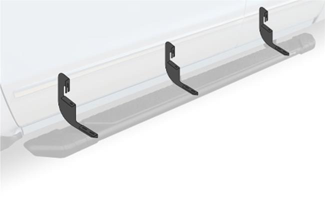 Raptor Series 6 in. OEM-Style Aluminum Running Boards 1701-0041BT Boards, OEM-Style, Aluminum, Black, Chevrolet, GMC, Pair thumbnail 4