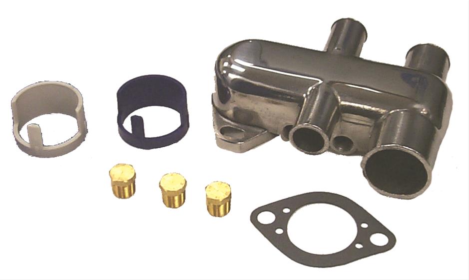 Thermostat Housing Kit Tee Ball Mercruiser GM 4.3L 5.0L 5.7L 87290A23 - View #2