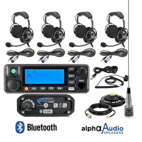 Rugged Radios 6964POTURDM Rugged Radios 4Person 696 Complete
