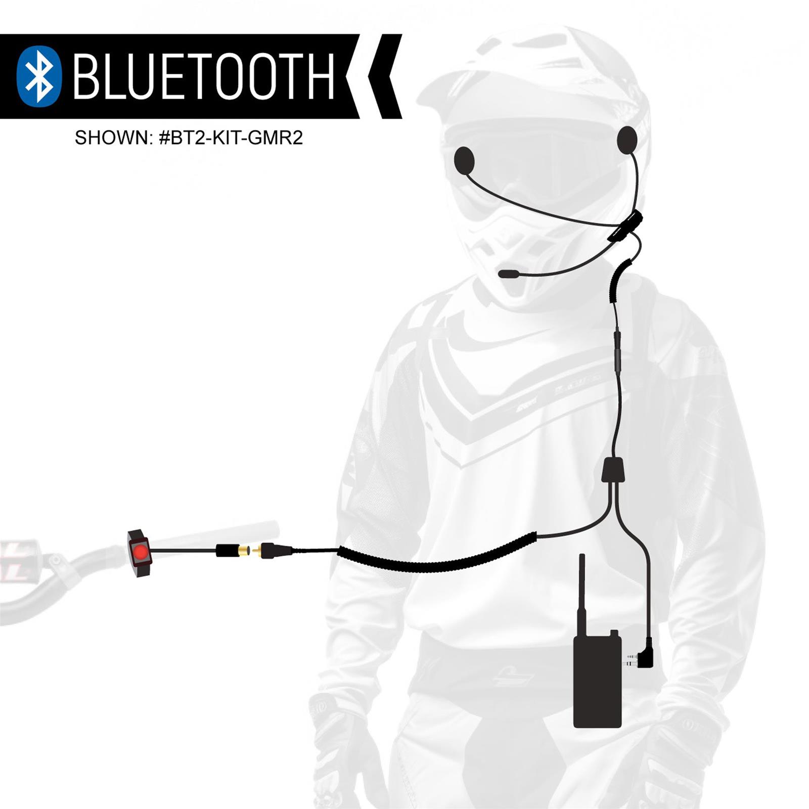Rugged Radios Two Way Radio Components BT2-KIT-V3 CONNECT BT2 Bluetooth Moto Kit