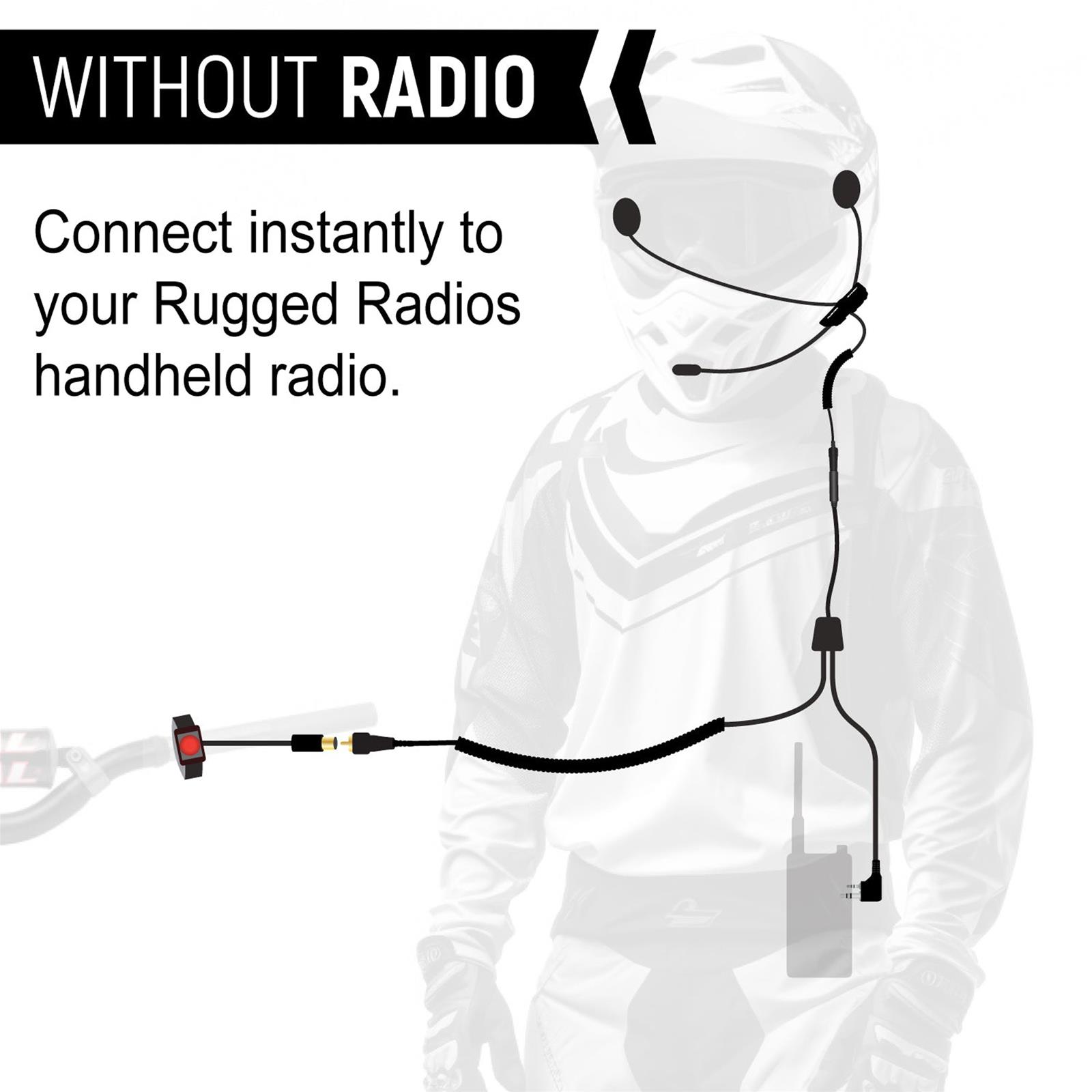 Rugged Radios Two Way Radio Components BT2-KIT-V3 CONNECT BT2 Bluetooth Moto Kit thumbnail 6