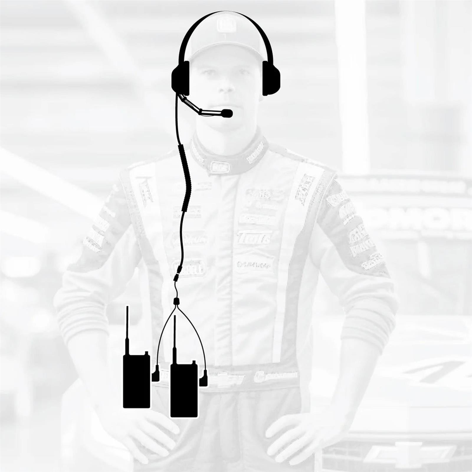 Rugged Radios Crew Chief - H42 Spotter Headset and Rugged Handheld Radio Package - Safety Yellow thumbnail 3