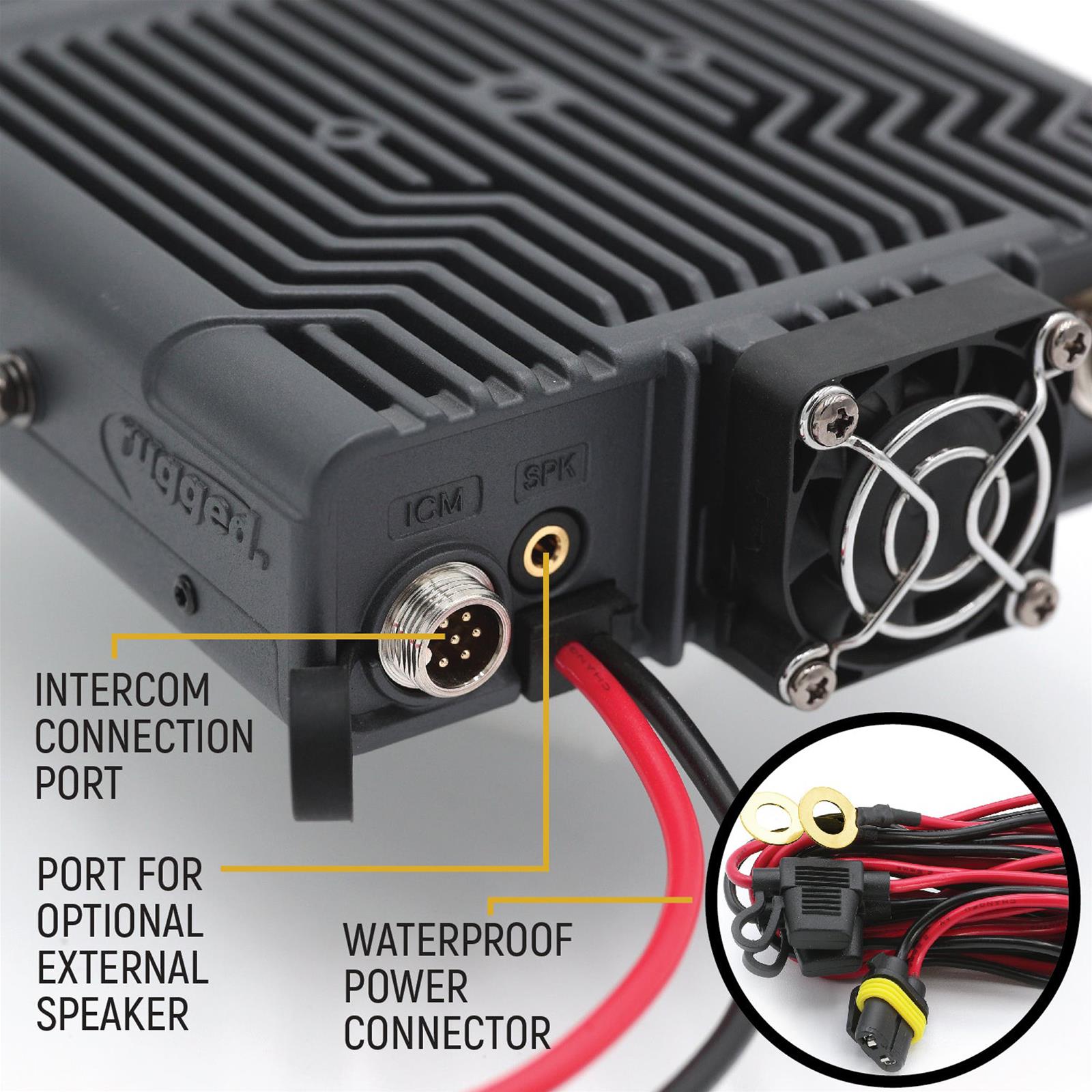 Rugged Radios Two Way RK-G4-SPK Radio Kit Plus - Rambler G4 High Power GMRS Mobile Radio Kit with External Speaker thumbnail 6