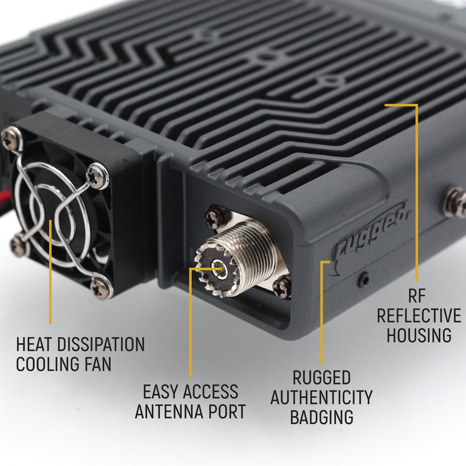 Rugged Radios Rambler G4 GMRS Band Mobile Radio with Stealth Antenna thumbnail 6