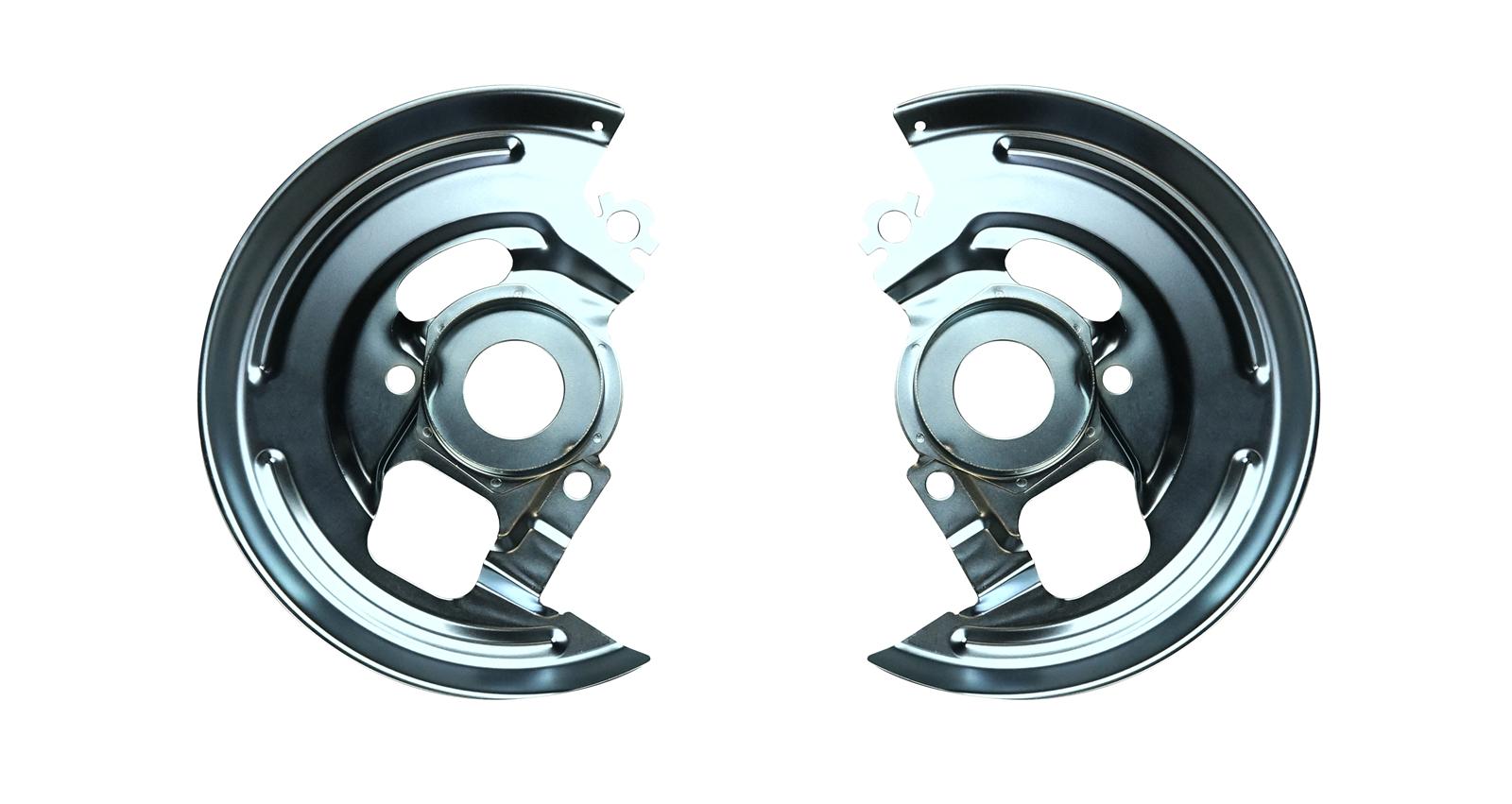 Speedmaster® PCE498.1001 Disc Brake Spindle Bracket Backing Plates Dust Shields [GM A-Body 64-74]
