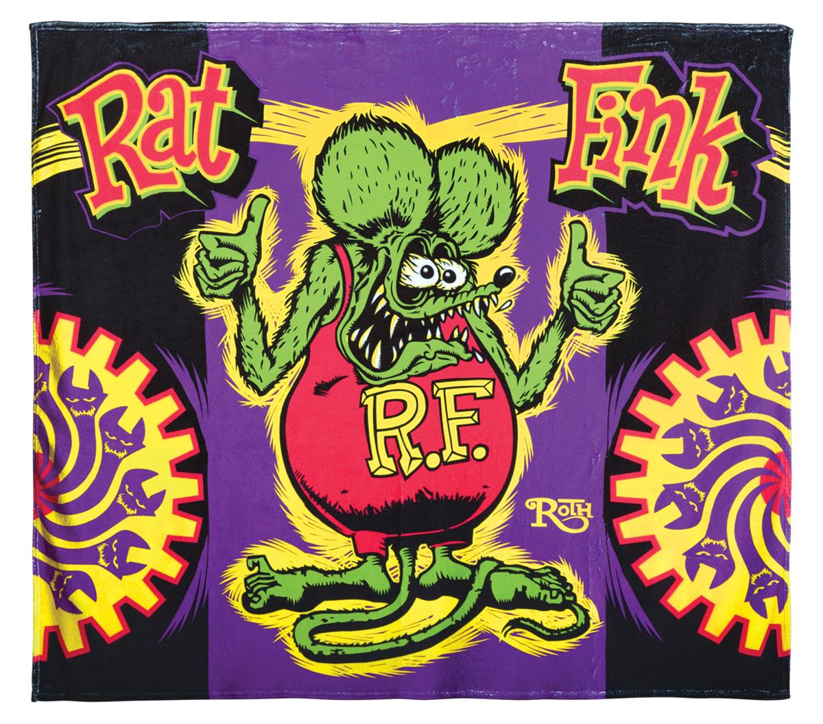 Rat Fink Rnv41 Rat Fink Throw Blanket 