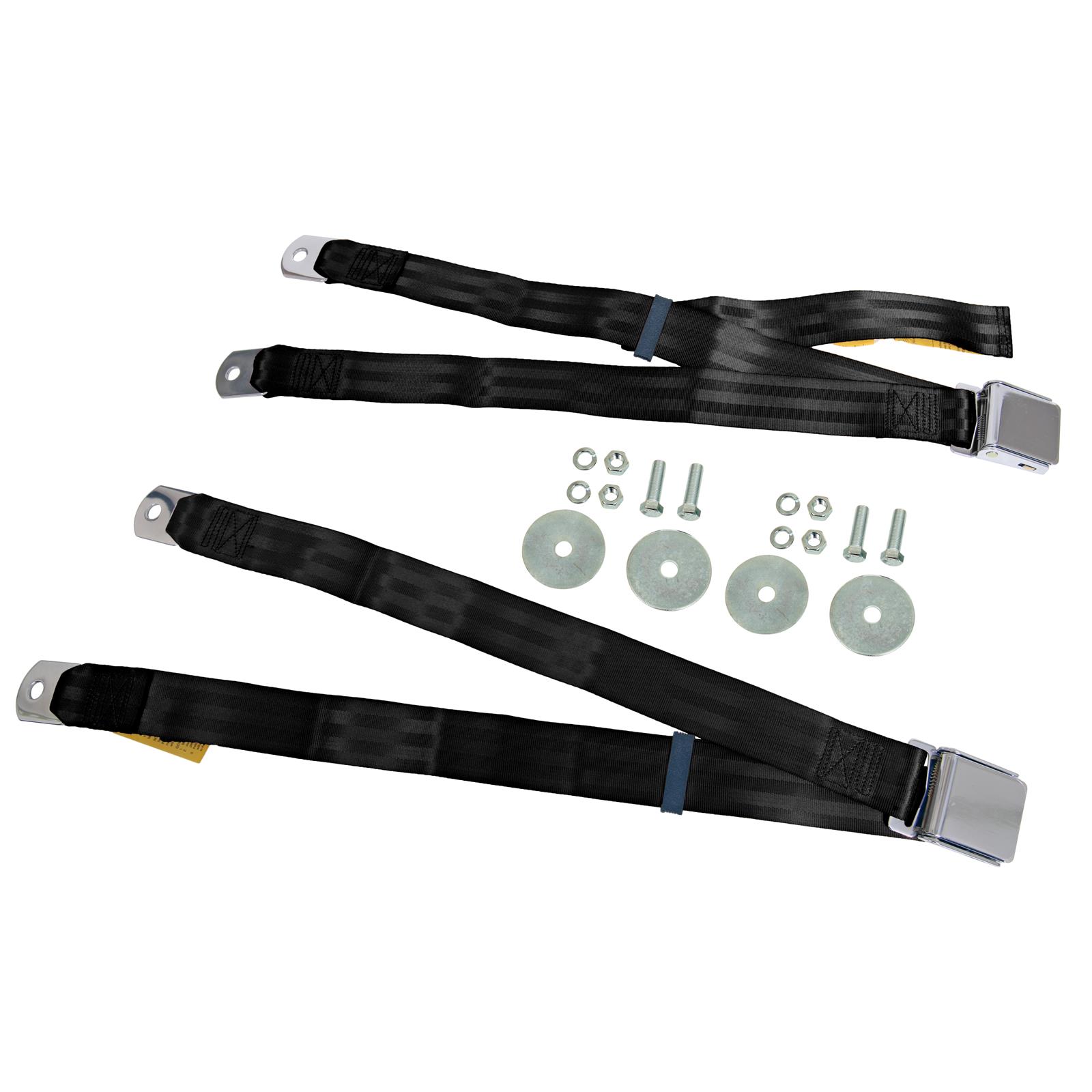 RetroBelt 258TAN75KT RetroBelt 2Point Lap Seat Belts Summit Racing