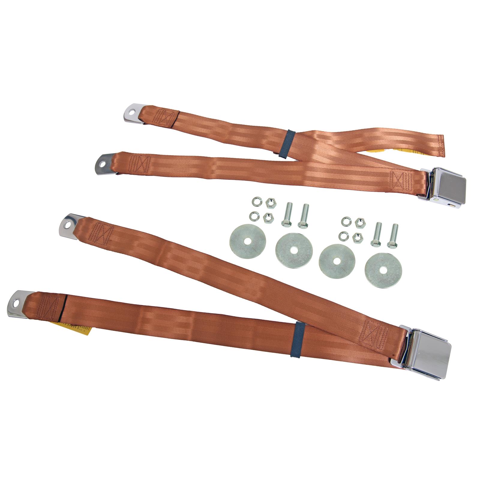 RetroBelt 2Point Lap Seat Belts 258COP60KT Free Shipping on Orders