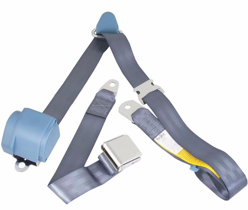 RetroBelt RB7073ZKTBLU RetroBelt 3Point Retractable Lap and Shoulder