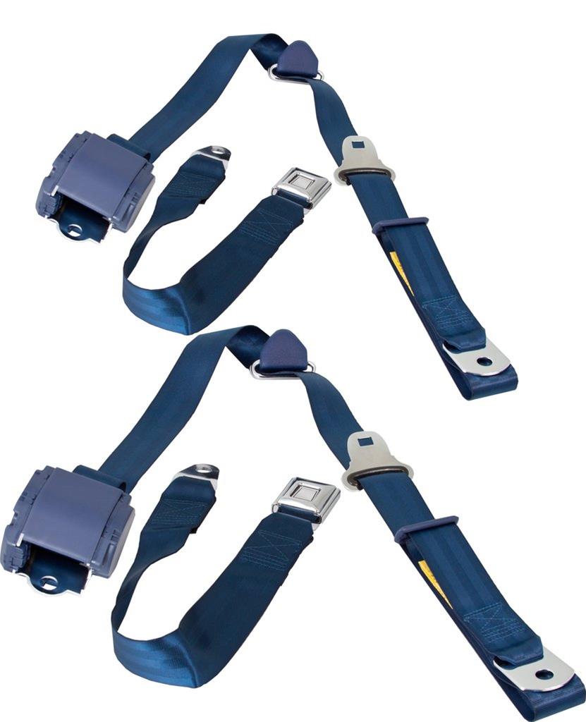 RetroBelt RB7391GMTKKTDKBBE RetroBelt 3Point Retractable Lap and