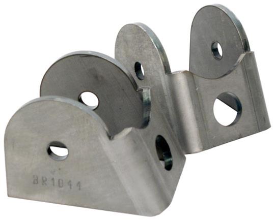 Artec Industries Upper Truss Link Mounts BR1044 Chassis Tab, Bracket, Steel , Natural, Pair