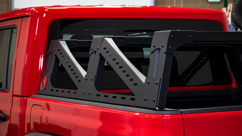 Artec Industries Mid Height Bed Racks CR1005 Truck Rack, Rack, Aluminum, Black, Jeep, JT, Kit thumbnail 6