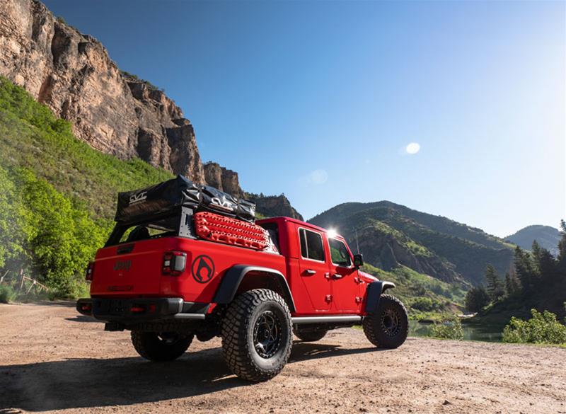 Artec Industries Mid Height Bed Racks CR1005 Truck Rack, Rack, Aluminum, Black, Jeep, JT, Kit thumbnail 3
