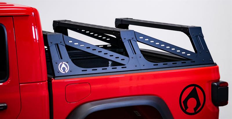 Artec Industries Mid Height Bed Racks CR1005 Truck Rack, Rack, Aluminum, Black, Jeep, JT, Kit thumbnail 7