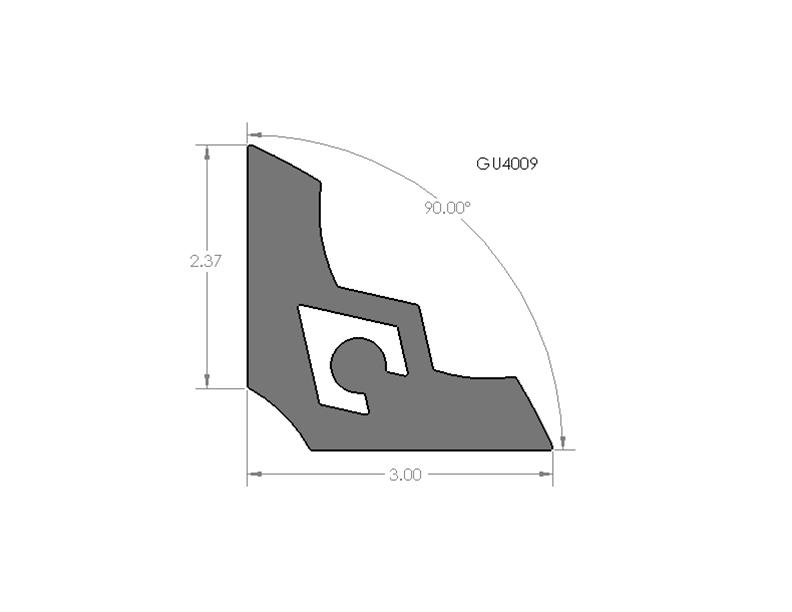 Artec Industries Gusseted Chassis Tabs GU4009 Tab, Gusseted, 90 degree, Steel, Natural, 3/16 in. Thick, Each