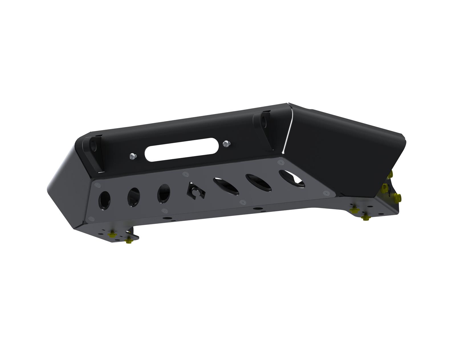 Artec Industries High-Clearance Front Bumpers for 2020-2024 GLADIATOR, 2007-2024 WRANGLER, 2018 WRANGLER JK - JJ9021 Bumper, Bantam Series, High Clearance, Front, Fabricated, Steel, Black Powdercoated, Jeep, JL, JT, JK, Each thumbnail 6