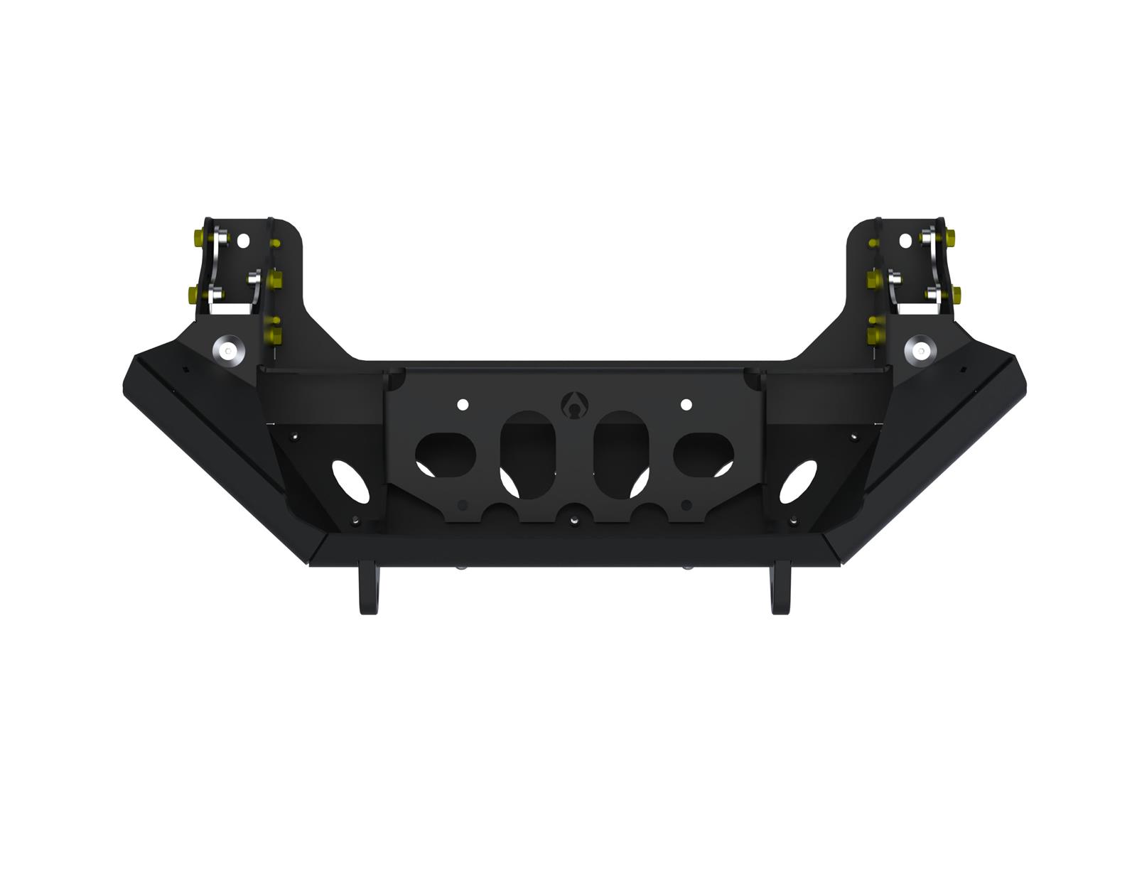 Artec Industries High-Clearance Front Bumpers for 2020-2024 GLADIATOR, 2007-2024 WRANGLER, 2018 WRANGLER JK - JJ9021 Bumper, Bantam Series, High Clearance, Front, Fabricated, Steel, Black Powdercoated, Jeep, JL, JT, JK, Each thumbnail 3