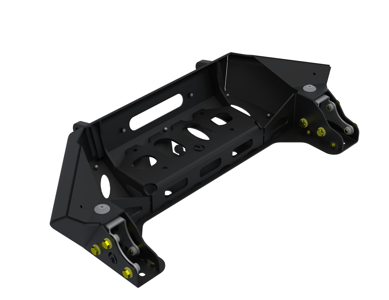Artec Industries High-Clearance Front Bumpers for 2020-2024 GLADIATOR, 2007-2024 WRANGLER, 2018 WRANGLER JK - JJ9021 Bumper, Bantam Series, High Clearance, Front, Fabricated, Steel, Black Powdercoated, Jeep, JL, JT, JK, Each