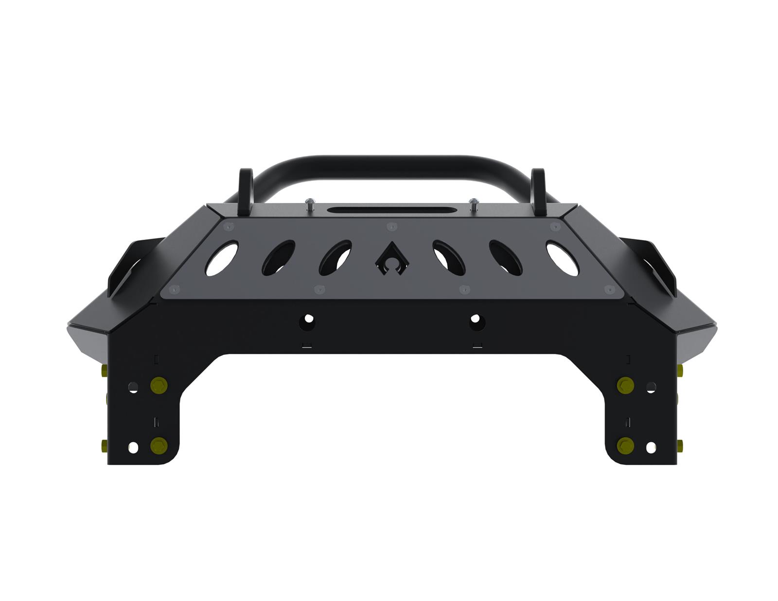 Artec Industries High-Clearance Front Bumpers for 2020-2024 GLADIATOR, 2007-2024 WRANGLER, 2018 WRANGLER JK - JJ9022 Bumper, Bantam Series, High Clearance, With Hoop Guard, Front, Fabricated, Steel, Black Powdercoated, Jeep, JL, JT, JK, Each thumbnail 7