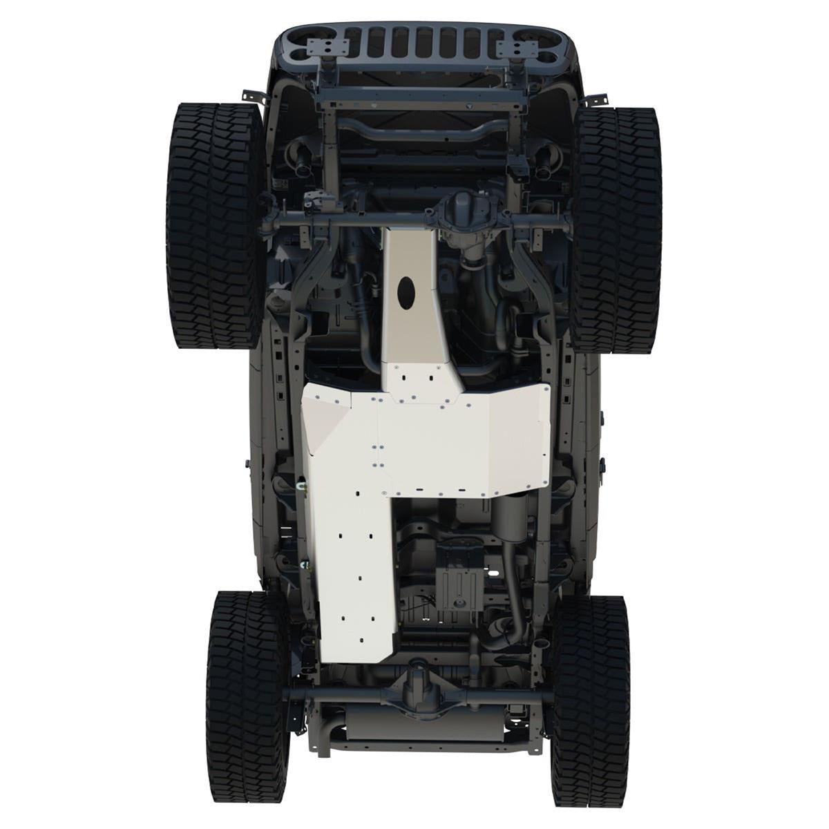 Artec Industries JK Under Armor Skid Plates JK1010 Plate, Armor, Belly Pan, Aluminum, Natural, Bolt-On, Jeep, Kit thumbnail 2