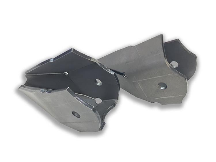 Artec Industries Lower Control Arm Brackets JK2021 Brackets, Rear Lower, Steel, Natural, Jeep, Pair thumbnail 4