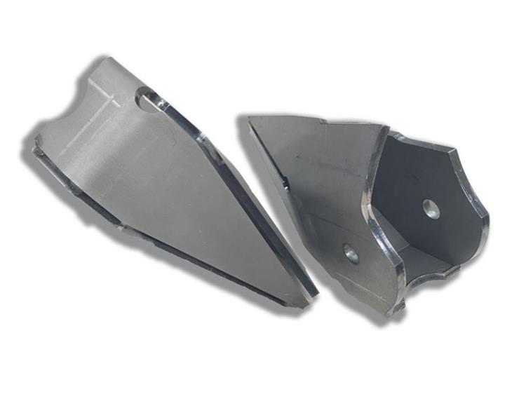 Artec Industries Lower Control Arm Brackets JK2021 Brackets, Rear Lower, Steel, Natural, Jeep, Pair thumbnail 5
