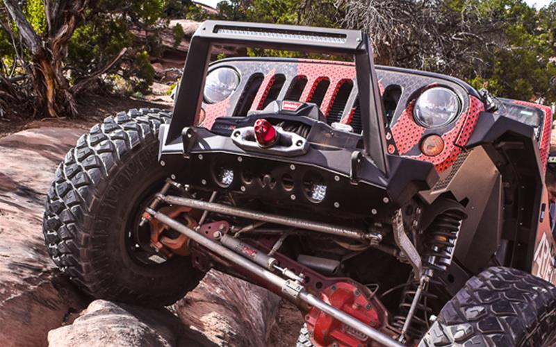 Artec Industries Bumpers JK2308 JK Front Bumper ROCK GUARD - ALUMINUM thumbnail 2