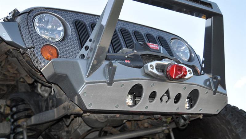 Artec Industries Bumpers JK2308 JK Front Bumper ROCK GUARD - ALUMINUM thumbnail 6