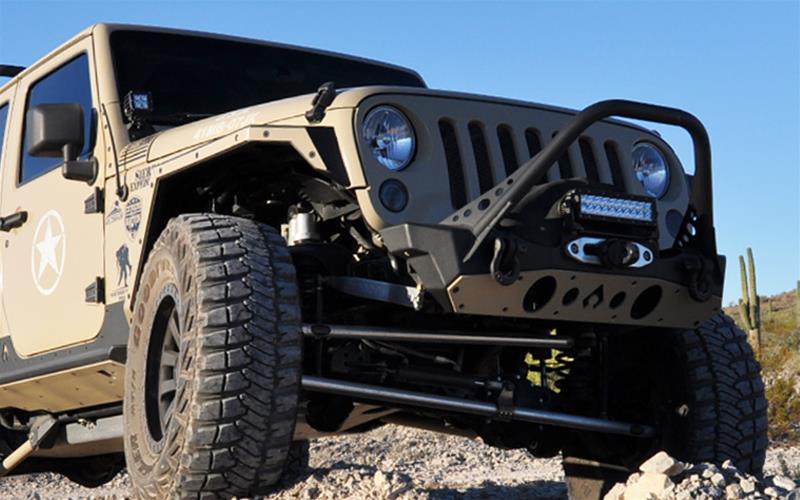 Artec Industries Bumpers JK2308 JK Front Bumper ROCK GUARD - ALUMINUM thumbnail 4